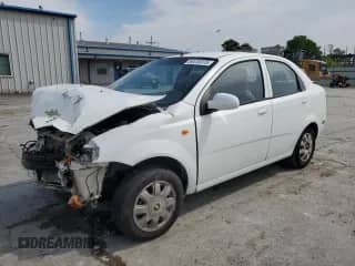 2004 Chevrolet Aveo LS z VIN KL1TJ52644B146248, wystawiony jako Copart lot #54418375 z przebiegiem 188 781 mil mil oraz Szkoda całkowita • Salvage title. Historia ofert i sprzedaży dostępna na DreamBid. Obrazek 1.