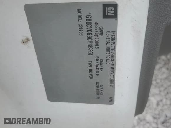 ✅ 2012 Chevrolet Silverado 2500HD Work Truck • VIN: 1GB0CVCG3CF189861 • Lot: 81799554. Listed on Copart with 145,175 mi. Free auction sales archive from the USA and detailed vehicle history report at DreamBid. Image 12.