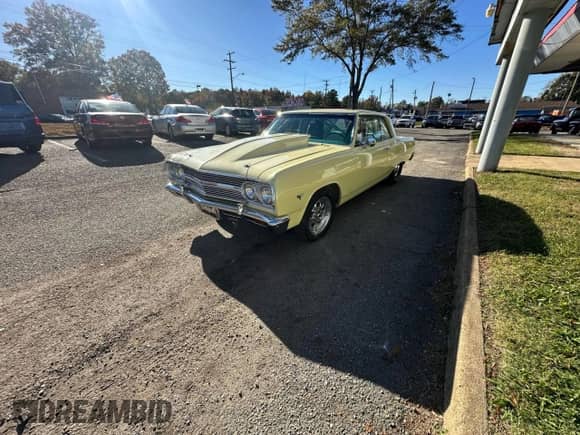 1965 Chevrolet Malibu with VIN 135375Z111469, listed as a Copart auction lot 91593715 with Not provided miles and Clean title. Bid and sale history available at DreamBid. Image 2.