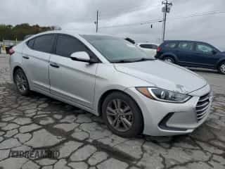 2017 Hyundai Elantra SE with VIN 5NPD84LF8HH020125, listed as a Copart auction lot 90106605 with 94,585 mi miles and Salvage title. Bid and sale history available at DreamBid. Image 4.