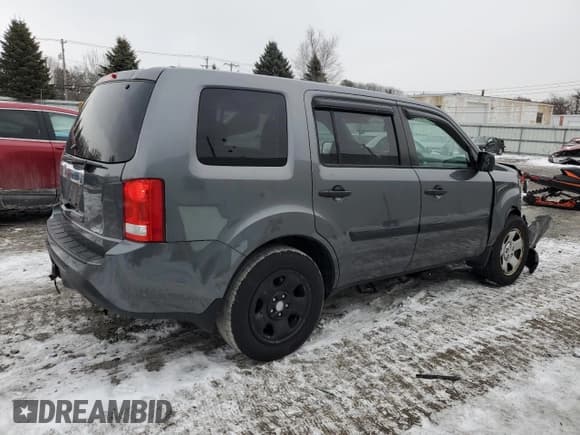 ✅ 2012 Honda Pilot LX • VIN: 5FNYF4H21CB069901 • Лот: 87867385. Опубликован ранее на Copart с пробегом 163 158 миль. Бесплатный доступ к архиву аукционных продаж из США и подробный отчёт об истории автомобиля на DreamBid. Изображение 3.