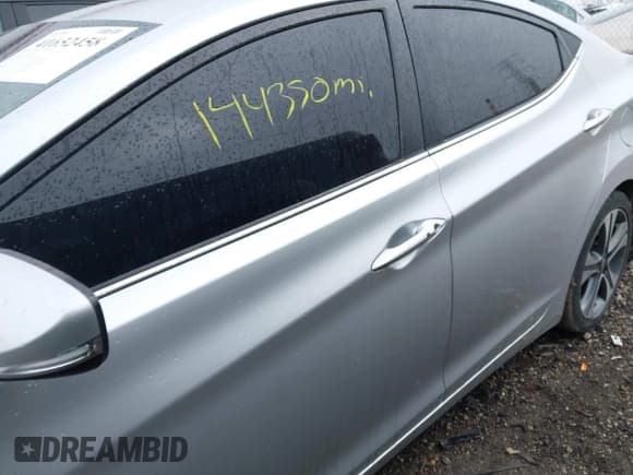 ✅ 2016 Hyundai Elantra Sport • VIN: KMHDH4AH0GU553963 • Lot: 41652458. Listed on IAAI with 144,350 mi. Free auction sales archive from the USA and detailed vehicle history report at DreamBid. Image 14.