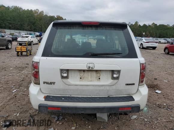 2006 Honda Pilot LX with VIN 2HKYF18186H518972, listed as a Copart auction lot 86091095 with 230,194 mi miles and Salvage title. Bid and sale history available at DreamBid. Image 6.