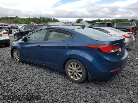 ✅ 2015 Hyundai Elantra Limited • VIN: KMHDH4AE0FU445315 • Lot: 65067255. Listed on Copart with 289,765 mi. Free auction sales archive from the USA and detailed vehicle history report at DreamBid. Image 2.