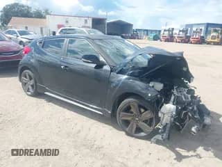 2014 Hyundai Veloster Turbo z VIN KMHTC6AEXEU203300, wystawiony jako IAAI lot #43397888 z przebiegiem 119 165 mil mil oraz . Historia ofert i sprzedaży dostępna na DreamBid. Obrazek 1.