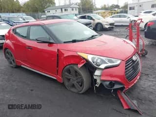 ✅ 2015 Hyundai Veloster Turbo • VIN: KMHTC6AE6FU222945 • Lot: 43392510. Listed on IAAI with 95,603 mi. Free auction sales archive from the USA and detailed vehicle history report at DreamBid. Image 1.