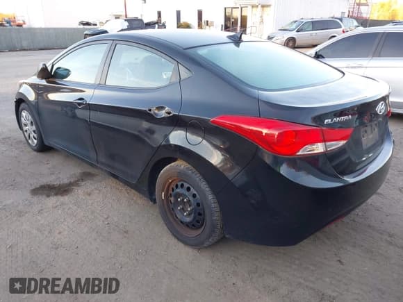 ✅ 2012 Hyundai Elantra Limited • VIN: 5NPDH4AE7CH098866 • Lot: 43615047. Listed on IAAI with 239,768 mi. Free auction sales archive from the USA and detailed vehicle history report at DreamBid. Image 3.