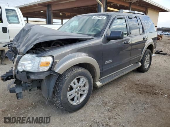 ✅ 2006 Ford Explorer Eddie Bauer • VIN: 1FMEU64E26UA98996 • Lot: 45353005. Listed on Copart with 157,297 mi. Free auction sales archive from the USA and detailed vehicle history report at DreamBid. Image 1.