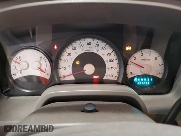 2010 Dodge Dakota SXT z VIN 1D7CW3GP2AS104212, wystawiony jako Copart lot #44062435 z przebiegiem 203 233 mil mil oraz Czysty tytuł • Clean title. Historia ofert i sprzedaży dostępna na DreamBid. Obrazek 9.