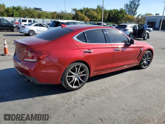 ✅ 2020 Genesis G70 3.3T • VIN: KMTG34LEXLU057731 • Lot: 48794325. Listed on Copart with 93,504 mi. Free auction sales archive from the USA and detailed vehicle history report at DreamBid. Image 3.