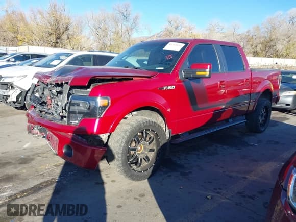 ✅ 2014 Ford F-150 Platinum • VIN: 1FTFW1ET4EFA20208 • Lot: 43764034. Listed on IAAI with 133,896 mi. Free auction sales archive from the USA and detailed vehicle history report at DreamBid. Image 2.