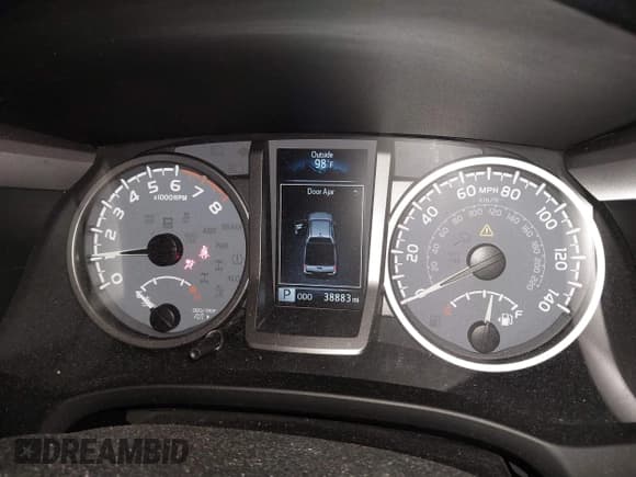 ✅ 2023 Toyota Tacoma SR5 • VIN: 3TMAZ5CN6PM199982 • Lot: 43087053. Listed on IAAI with 38,883 mi. Free auction sales archive from the USA and detailed vehicle history report at DreamBid. Image 7.