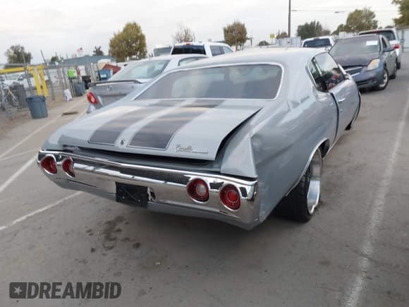 ✅ 1972 Chevrolet Malibu • VIN: 00001D37F21581744 • Lot: 43434100. Listed on IAAI with Not provided. Free auction sales archive from the USA and detailed vehicle history report at DreamBid. Image 4.
