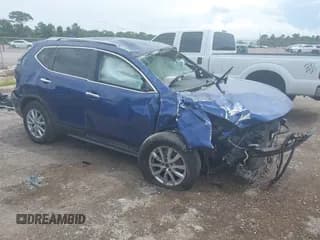 ✅ 2018 Nissan Rogue SL • VIN: JN8AT2MT8JW470730 • Lot: 43055548. Wystawiony na IAAI z przebiegiem 123 149 mil. Bezpłatny archiwum sprzedaży aukcyjnych z USA i szczegółowy raport historii pojazdu na DreamBid. Zdjęcie 1.