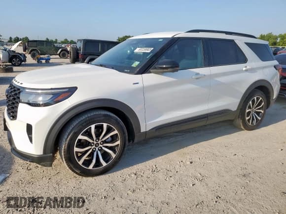 ✅ 2025 Ford Explorer ST-Line • VIN: 1FMUK7KH8SGA16315 • Lot: 68359905. Wystawiony na Copart z przebiegiem 4 489 mil. Bezpłatny archiwum sprzedaży aukcyjnych z USA i szczegółowy raport historii pojazdu na DreamBid. Zdjęcie 1.