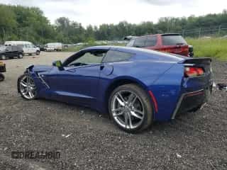 2017 Chevrolet Corvette 1LT z VIN 1G1YB2D75H5101851, wystawiony jako Copart lot #69375164 z przebiegiem 9 778 mil mil oraz Szkoda całkowita • Salvage title. Historia ofert i sprzedaży dostępna na DreamBid. Obrazek 2.