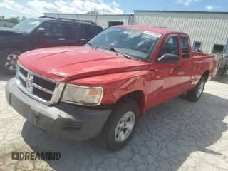2008 Dodge Dakota Bighorn/Lonestar with VIN 1D7HE32K88S529321, listed as a Copart auction lot 63997945 with 84,690 mi miles and Salvage title. Bid and sale history available at DreamBid. Image 1.