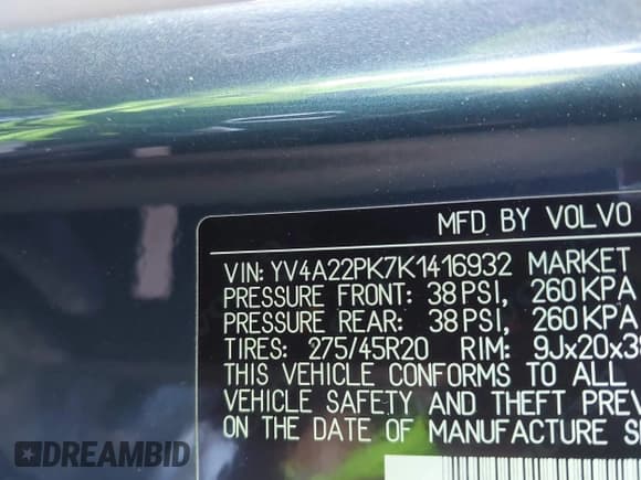 ✅ 2019 Volvo XC90 Momentum • VIN: YV4A22PK7K1416932 • Lot: 43482658. Wystawiony na IAAI z przebiegiem 158 608 mil. Bezpłatny archiwum sprzedaży aukcyjnych z USA i szczegółowy raport historii pojazdu na DreamBid. Zdjęcie 9.