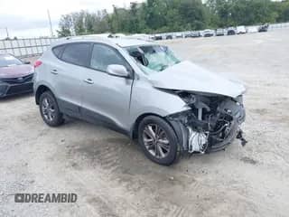 2014 Hyundai Tucson Limited z VIN KM8JU3AG8EU918483, wystawiony jako IAAI lot #43341471 z przebiegiem 72 057 mil mil oraz . Historia ofert i sprzedaży dostępna na DreamBid. Obrazek 1.