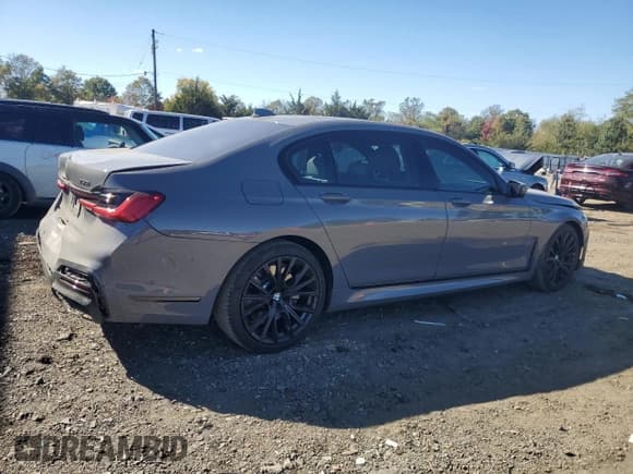 ✅ 2022 BMW 7 Series 750i xDrive • VIN: WBA7U2C0XNCK85433 • Lot: 74034664. Listed on Copart with 26,050 mi. Free auction sales archive from the USA and detailed vehicle history report at DreamBid. Image 3.