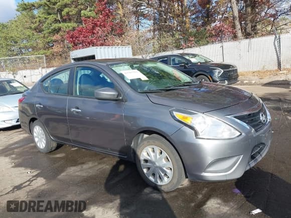 ✅ 2019 Nissan Versa SV • VIN: 3N1CN7AP1KL875390 • Lot: 43707757. Listed on IAAI with 118,539 mi. Free auction sales archive from the USA and detailed vehicle history report at DreamBid. Image 1.