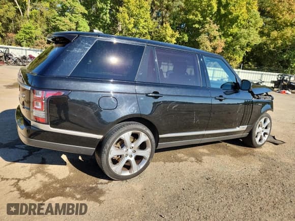 ✅ 2017 Land Rover Range Rover • VIN: SALGS5FE4HA356992 • Lot: 91058285. Listed on Copart with 87,204 mi. Free auction sales archive from the USA and detailed vehicle history report at DreamBid. Image 3.