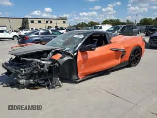 2021 Chevrolet Corvette 2LT с VIN 1G1YB3D45M5108742, выставлен на аукционе Copart как лот 72180074 с пробегом Не указан миль и Списание • Salvage title. История ставок и продаж доступна на DreamBid. Изображение 1.