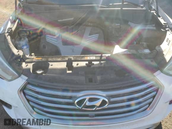 2017 Hyundai Santa Fe Limited Ultimate with VIN KM8SR4HF5HU185113, listed as a Copart auction lot 90997665 with 223,157 mi miles and Clean title. Bid and sale history available at DreamBid. Image 12.