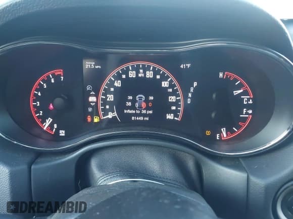 ✅ 2020 Dodge Durango GT Plus • VIN: 1C4RDJDGXLC124434 • Lot: 43445688. Listed on IAAI with 81,449 mi. Free auction sales archive from the USA and detailed vehicle history report at DreamBid. Image 15.