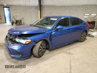 ✅ 2022 Honda Civic EX • VIN: 2HGFE1F76NH314939 • Lot: 92530845. Listed on Copart with 46,301 mi. Free auction sales archive from the USA and detailed vehicle history report at DreamBid. Image 1.