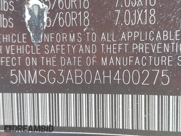 ✅ 2010 Hyundai Santa Fe GLS • VIN: 5NMSG3AB0AH400275 • Лот: 41390270. Опубликован ранее на IAAI с пробегом 169 677 миль. Бесплатный доступ к архиву аукционных продаж из США и подробный отчёт об истории автомобиля на DreamBid. Изображение 9.