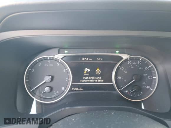 2024 Nissan Pathfinder S with VIN 5N1DR3AA7RC282631, listed as a Copart auction lot 52117695 with 5,538 mi miles and Salvage title. Bid and sale history available at DreamBid. Image 9.