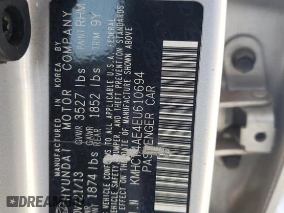 ✅ 2014 Hyundai Accent GLS • VIN: KMHCT4AE4EU610694 • Лот: 70809024. Опубликован ранее на Copart с пробегом 107 032 миль. Бесплатный доступ к архиву аукционных продаж из США и подробный отчёт об истории автомобиля на DreamBid. Изображение 12.