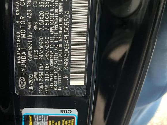 ✅ 2023 Hyundai Palisade Limited • VIN: KM8R5DGE4PU505524 • Лот: 74006654. Опубликован ранее на Copart с пробегом 158 710 миль. Бесплатный доступ к архиву аукционных продаж из США и подробный отчёт об истории автомобиля на DreamBid. Изображение 10.