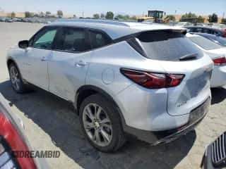 2022 Chevrolet Blazer Premier z VIN 3GNKBFRS8NS138919, wystawiony jako Copart lot #64691874 z przebiegiem 23 279 mil mil oraz Szkoda całkowita • Salvage title. Historia ofert i sprzedaży dostępna na DreamBid. Obrazek 2.