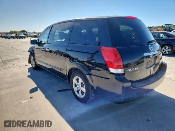 ✅ 2007 Nissan Quest • VIN: 5N1BV28U67N138874 • Lot: 91929605. Listed on Copart with 182,389 mi. Free auction sales archive from the USA and detailed vehicle history report at DreamBid. Image 2.