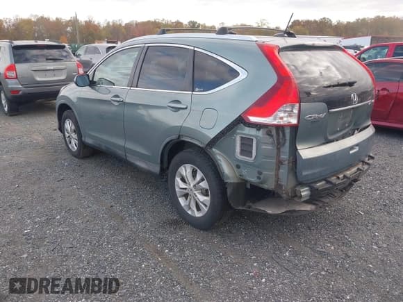 ✅ 2012 Honda CR-V EX-L • VIN: 2HKRM4H77CH623885 • Lot: 43570793. Listed on IAAI with 219,378 mi. Free auction sales archive from the USA and detailed vehicle history report at DreamBid. Image 3.