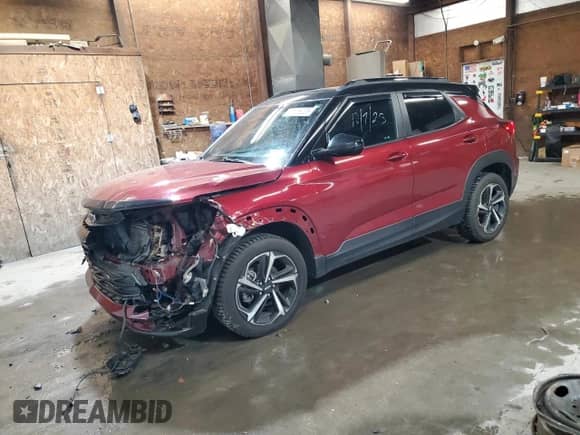 2022 Chevrolet TrailBlazer RS with VIN KL79MTSL5NB084183, listed as a Copart auction lot 86286235 with 64,778 mi miles and Salvage title. Bid and sale history available at DreamBid. Image 1.