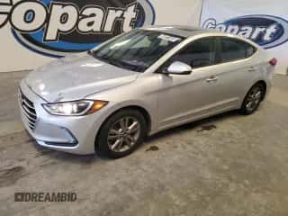 2017 Hyundai Elantra Value Edition with VIN 5NPD84LFXHH190695, listed as a Copart auction lot 86891465 with 108,192 mi miles and Clean title. Bid and sale history available at DreamBid. Image 1.