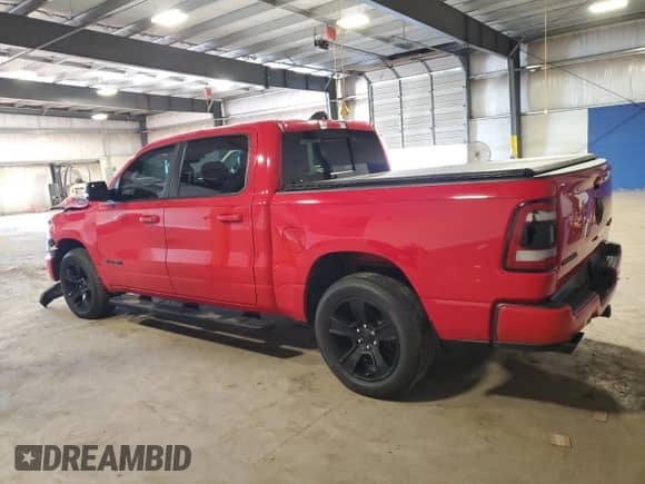 2021 Ram 1500 Lone Star z VIN 1C6SRFFT0MN679321, wystawiony jako Copart lot #80798935 z przebiegiem 30 508 mil mil oraz Szkoda całkowita • Salvage title. Historia ofert i sprzedaży dostępna na DreamBid. Obrazek 2.