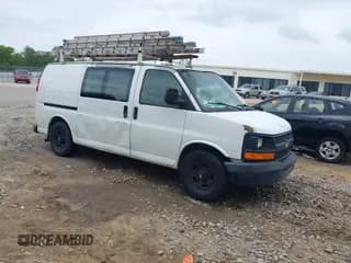 ✅ 2008 Chevrolet Express Cargo • VIN: 1GCFG15X581208303 • Lot: 42433809. Listed on IAAI with Not provided. Free auction sales archive from the USA and detailed vehicle history report at DreamBid. Image 1.