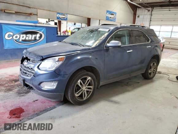✅ 2016 Chevrolet Equinox LTZ • VIN: 2GNFLGEK6G6272601 • Lot: 91354655. Listed on Copart with 101,146 mi. Free auction sales archive from the USA and detailed vehicle history report at DreamBid. Image 1.