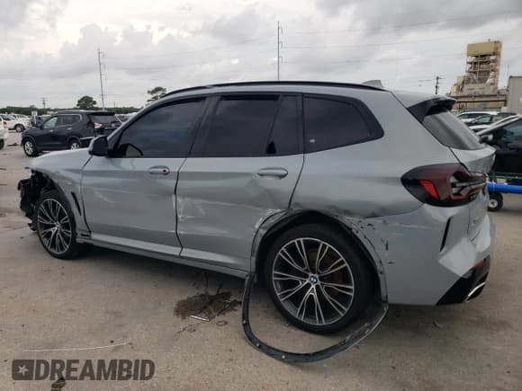 ✅ 2022 BMW X3 sDrive30i • VIN: WBX47DP02NN157441 • Лот: 60634345. Опубликован ранее на Copart с пробегом Не указан. Бесплатный доступ к архиву аукционных продаж из США и подробный отчёт об истории автомобиля на DreamBid. Изображение 2.