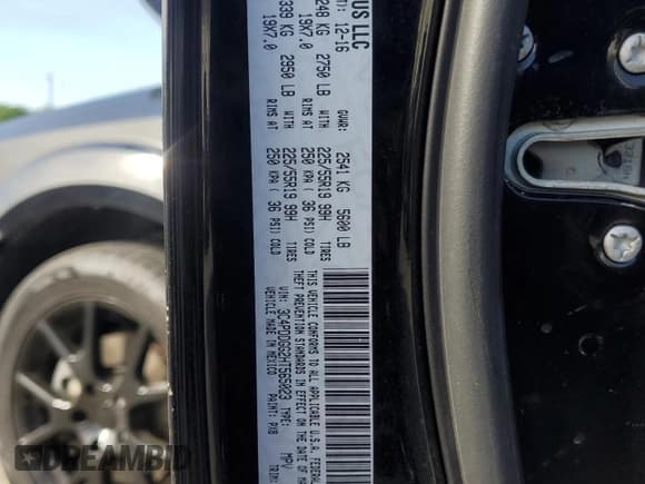 ✅ 2017 Dodge Journey Crossroad Plus • VIN: 3C4PDDGG2HT565023 • Lot: 52503265. Listed on Copart with 163,178 mi. Free auction sales archive from the USA and detailed vehicle history report at DreamBid. Image 13.