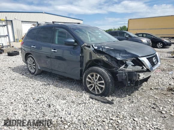 ✅ 2016 Nissan Pathfinder S • VIN: 5N1AR2MNXGC641110 • Lot: 55811745. Listed on Copart with 153,080 mi. Free auction sales archive from the USA and detailed vehicle history report at DreamBid. Image 4.