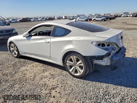 ✅ 2010 Hyundai Genesis Coupe Track • VIN: KMHHU6KH7AU006848 • Lot: 96496455. Listed on Copart with 106,297 mi. Free auction sales archive from the USA and detailed vehicle history report at DreamBid. Image 2.