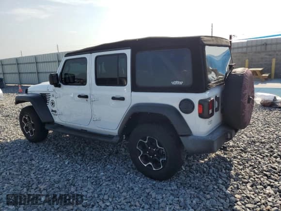 ✅ 2021 Jeep Wrangler Unlimited Sport S • VIN: 1C4HJXDG6MW731695 • Lot: 56143495. Listed on Copart with 32,438 mi. Free auction sales archive from the USA and detailed vehicle history report at DreamBid. Image 2.