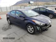 ✅ 2013 Hyundai Elantra GLS • VIN: 5NPDH4AE5DH246515 • Lot: 81889845. Listed on Copart with 98,910 mi. Free auction sales archive from the USA and detailed vehicle history report at DreamBid. Image 4.