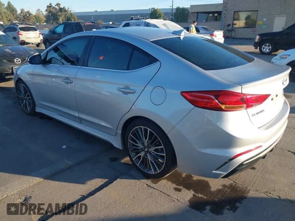 ✅ 2018 Hyundai Elantra Sport • VIN: KMHD04LB0JU588798 • Lot: 43463613. Listed on IAAI with 75,034 mi. Free auction sales archive from the USA and detailed vehicle history report at DreamBid. Image 3.