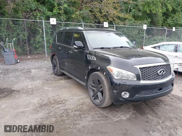 ✅ 2012 Infiniti QX56 7-passenger • VIN: JN8AZ2NE2C9023634 • Lot: 43334327. Wystawiony na IAAI z przebiegiem 165 347 mil. Bezpłatny archiwum sprzedaży aukcyjnych z USA i szczegółowy raport historii pojazdu na DreamBid. Zdjęcie 1.